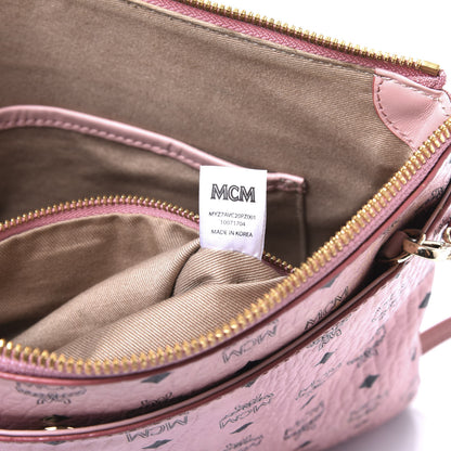 MCM Visetos Medium Crossbody Pouch Soft Pink 8 of 8