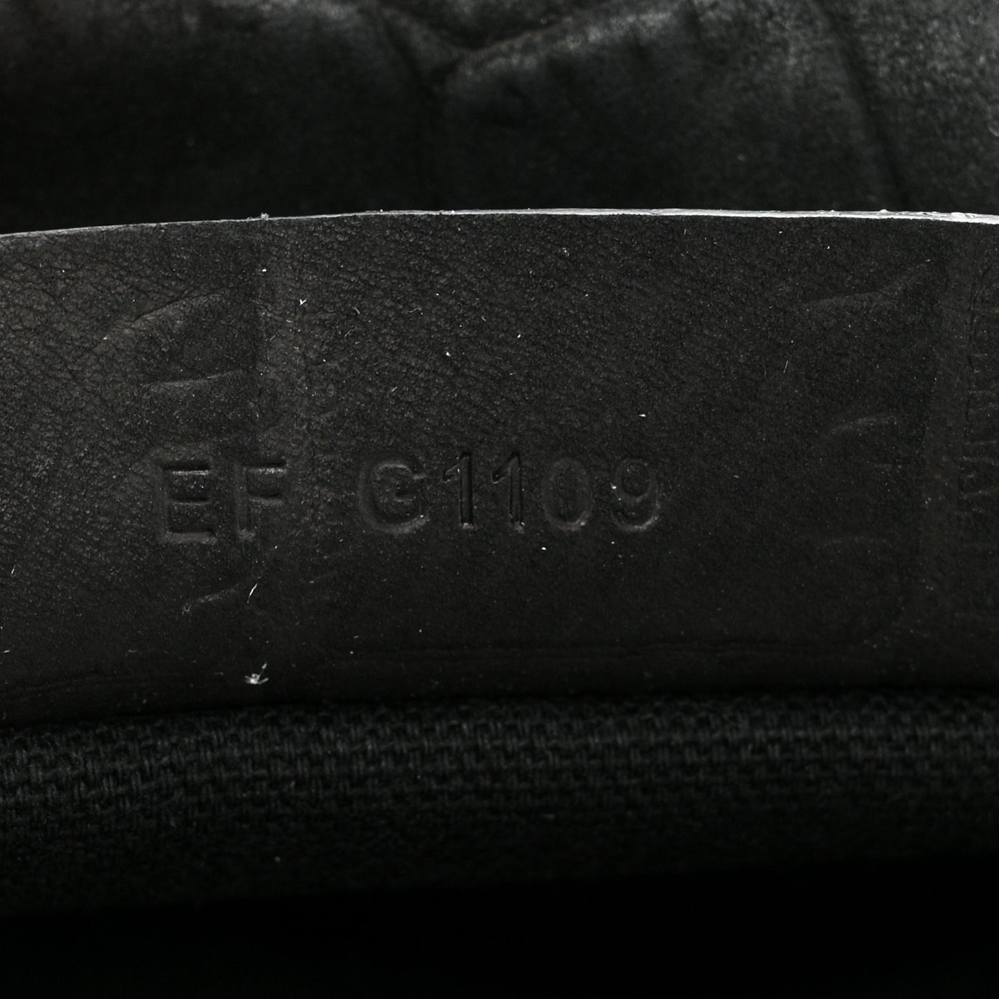 Calfskin Crocodile Embossed Mini Pandora Black