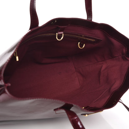 Louis Vuitton Vernis Wilshire MM Rouge Fauviste 6 of 11