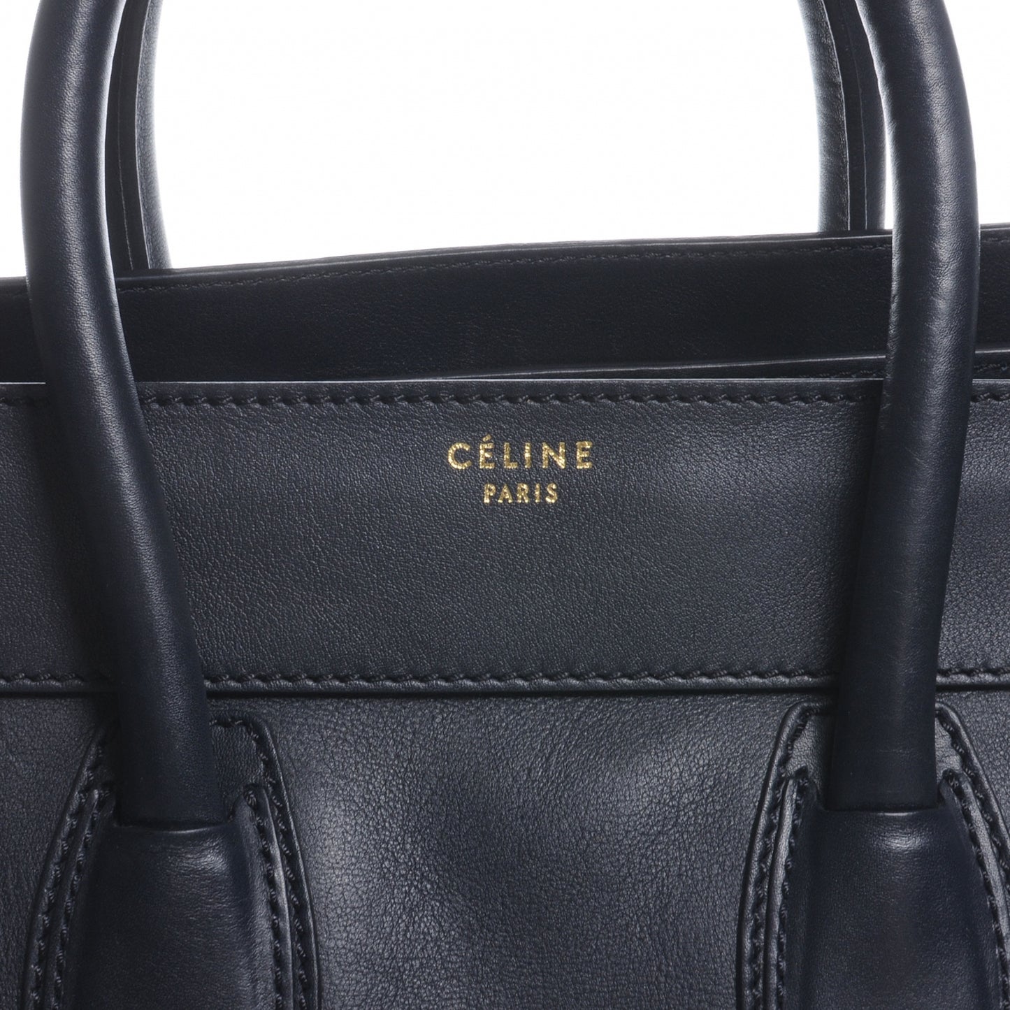 Smooth Calfskin Mini Luggage Navy