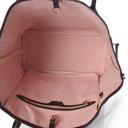 Louis Vuitton Damier Ebene Neo Neverfull MM Rose Ballerine 5 of 12