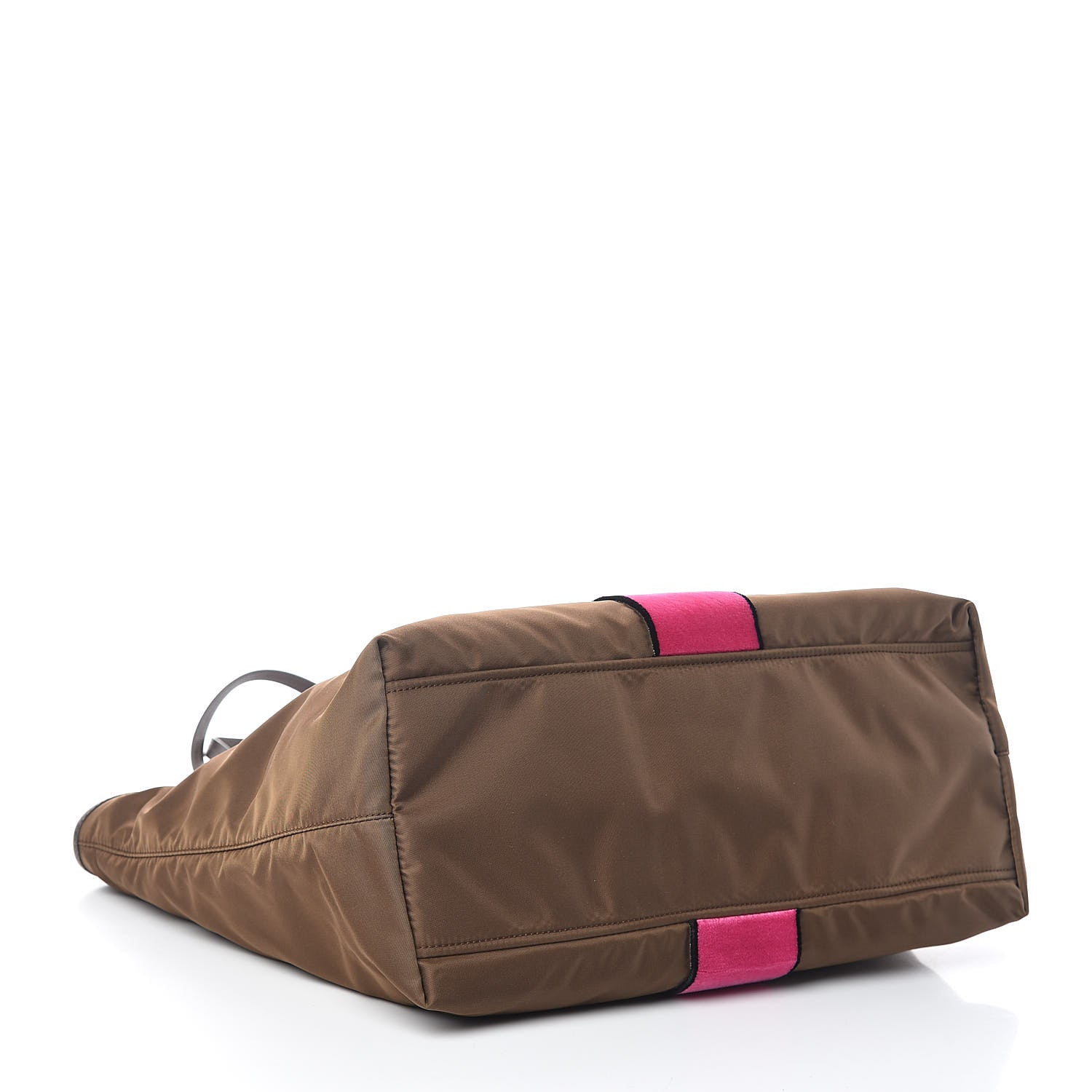 Prada Nylon Ricamo Cahier Tote Rovere 4 of 9