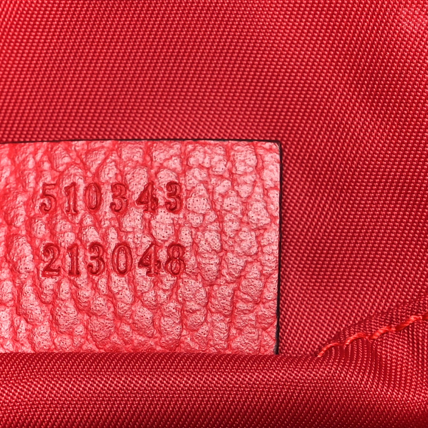 Nylon Monogram Medium Light Single Buckle Backpack Vibrant Red