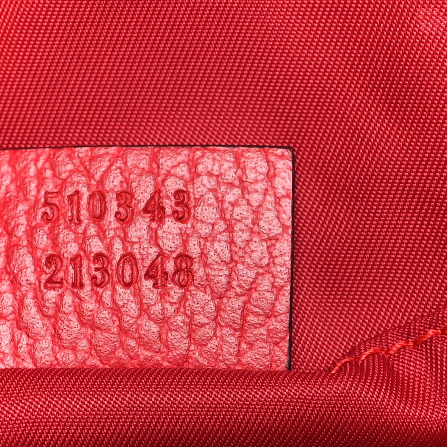 Gucci Nylon Monogram Medium Light Single Buckle Backpack Vibrant Red 7 of 10
