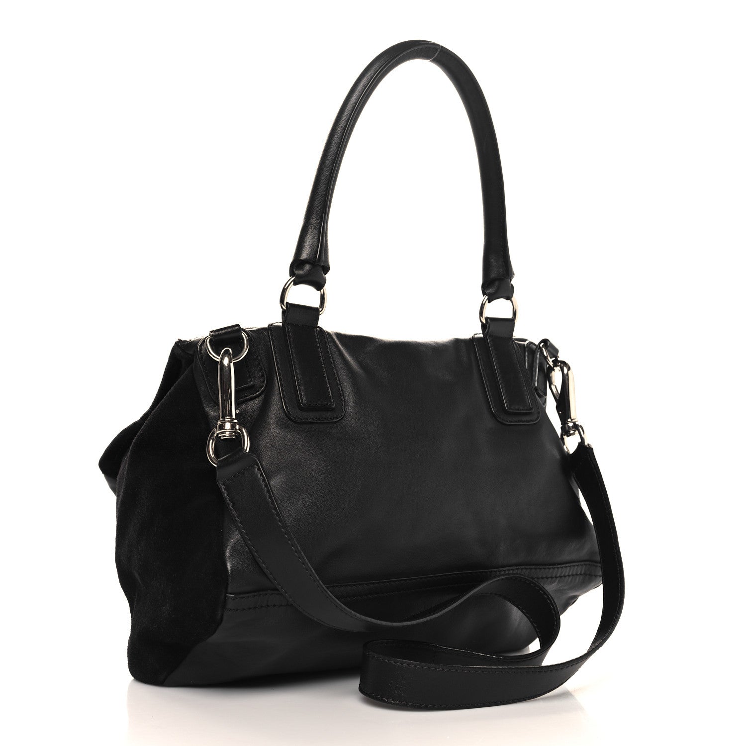 Givenchy Calfskin Crocodile Embossed Medium Pandora Black 3 of 13