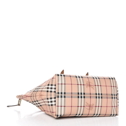 Burberry Haymarket Check Medium Salisbury Tote Camel 4 of 10
