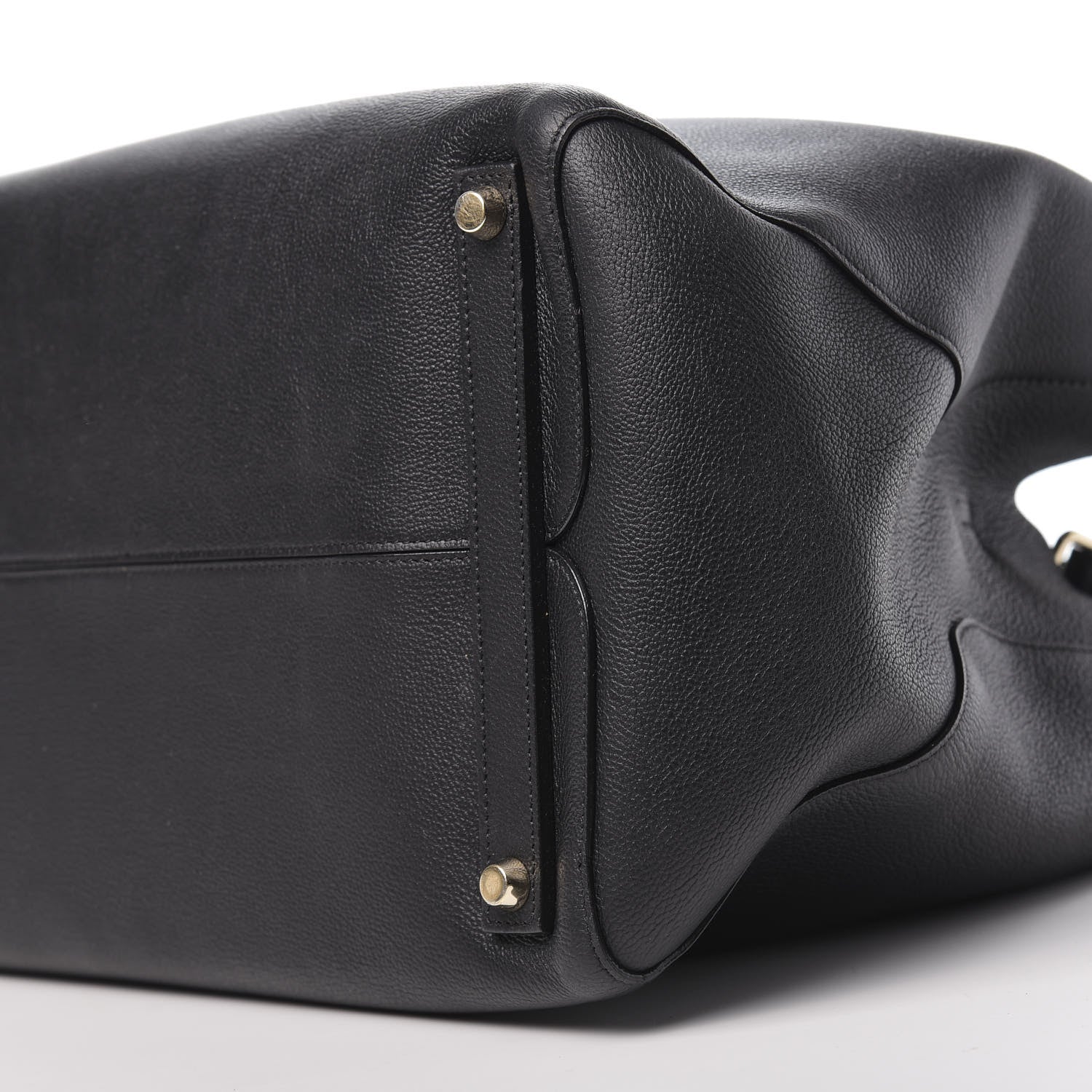 Christian Dior Supple Grained Calfskin Large Open Bar Tote Black 8 of 10