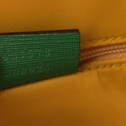 Gucci GG Supreme Monogram Baseballs Web Childrens Backpack Green 7 of 10