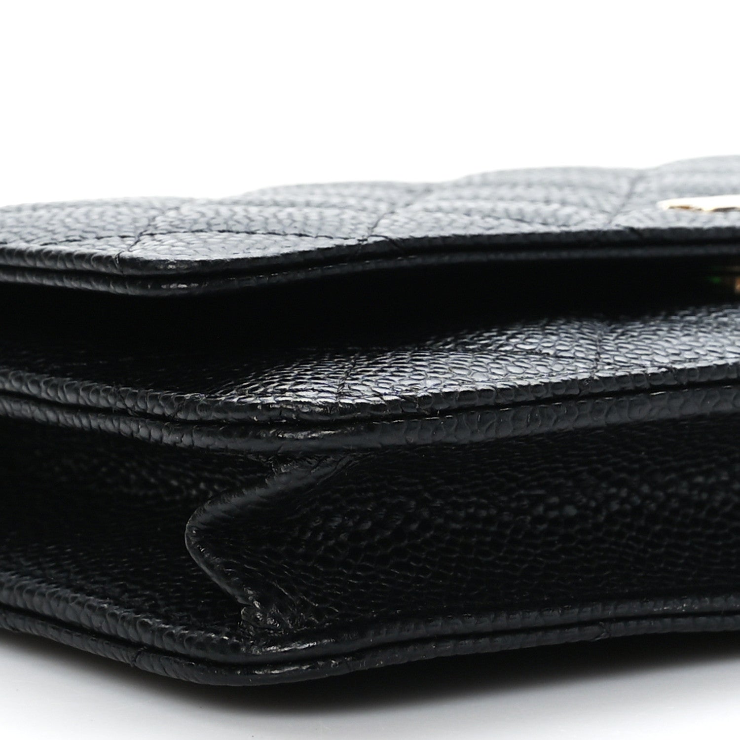 Chanel Caviar Quilted Wallet on Chain WOC Black 9 of 10