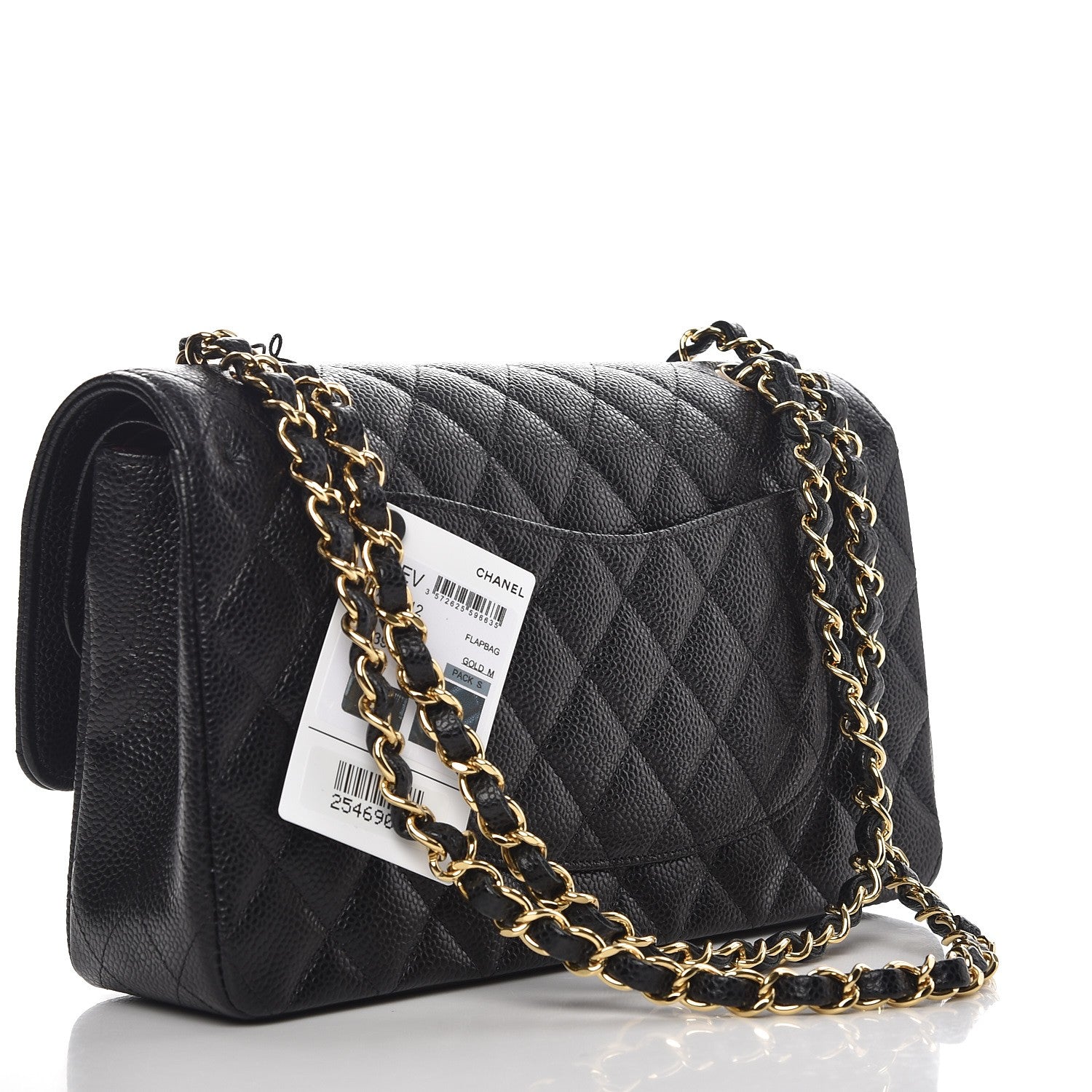 Chanel Caviar Quilted Medium Double Flap Black 4 of 9