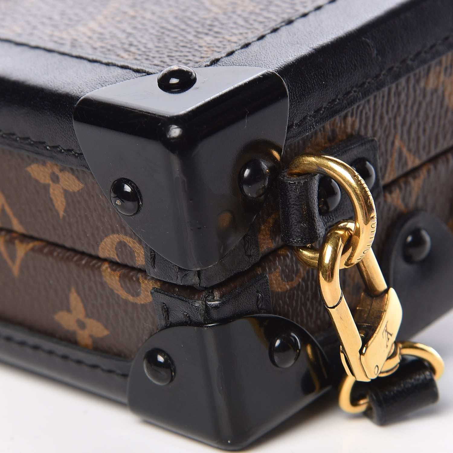 Louis Vuitton Monogram Petite Malle Black 17 of 20