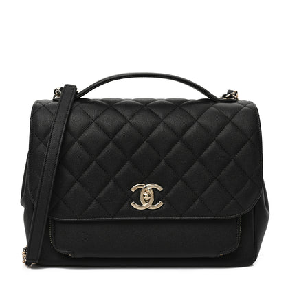Chanel Caviar Quilted Large Business Affinity Flap Black 1 of 8