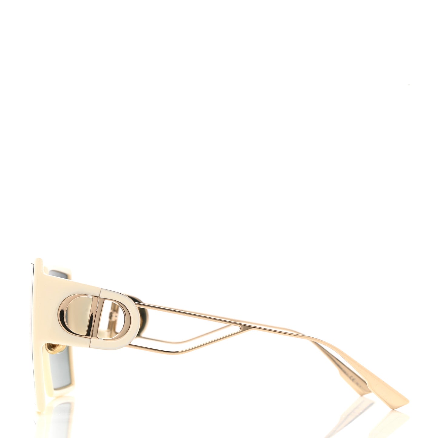 Square 30 Montaigne Sunglasses White