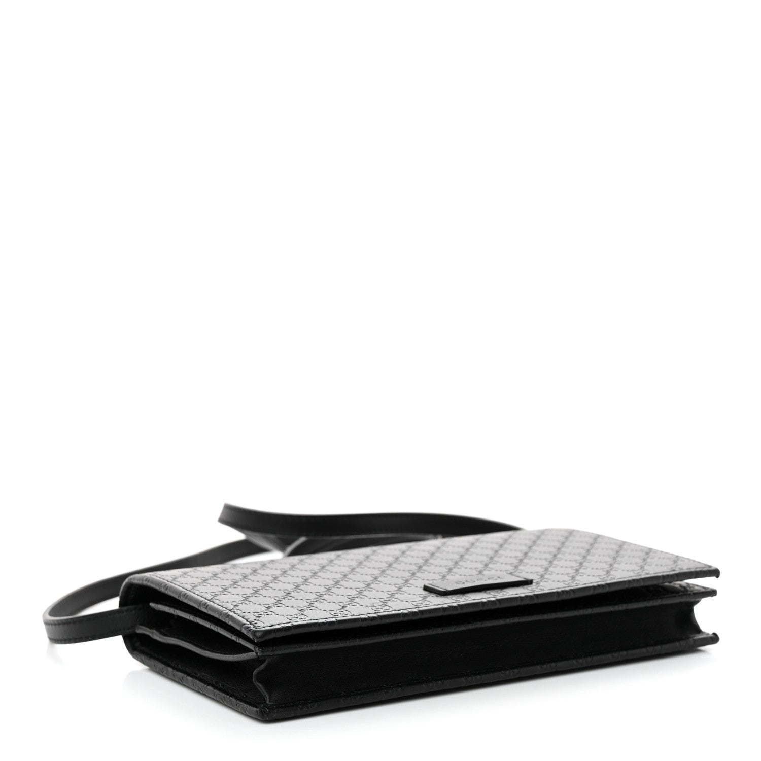 Gucci Microguccissima Crossbody Wallet Black 4 of 14