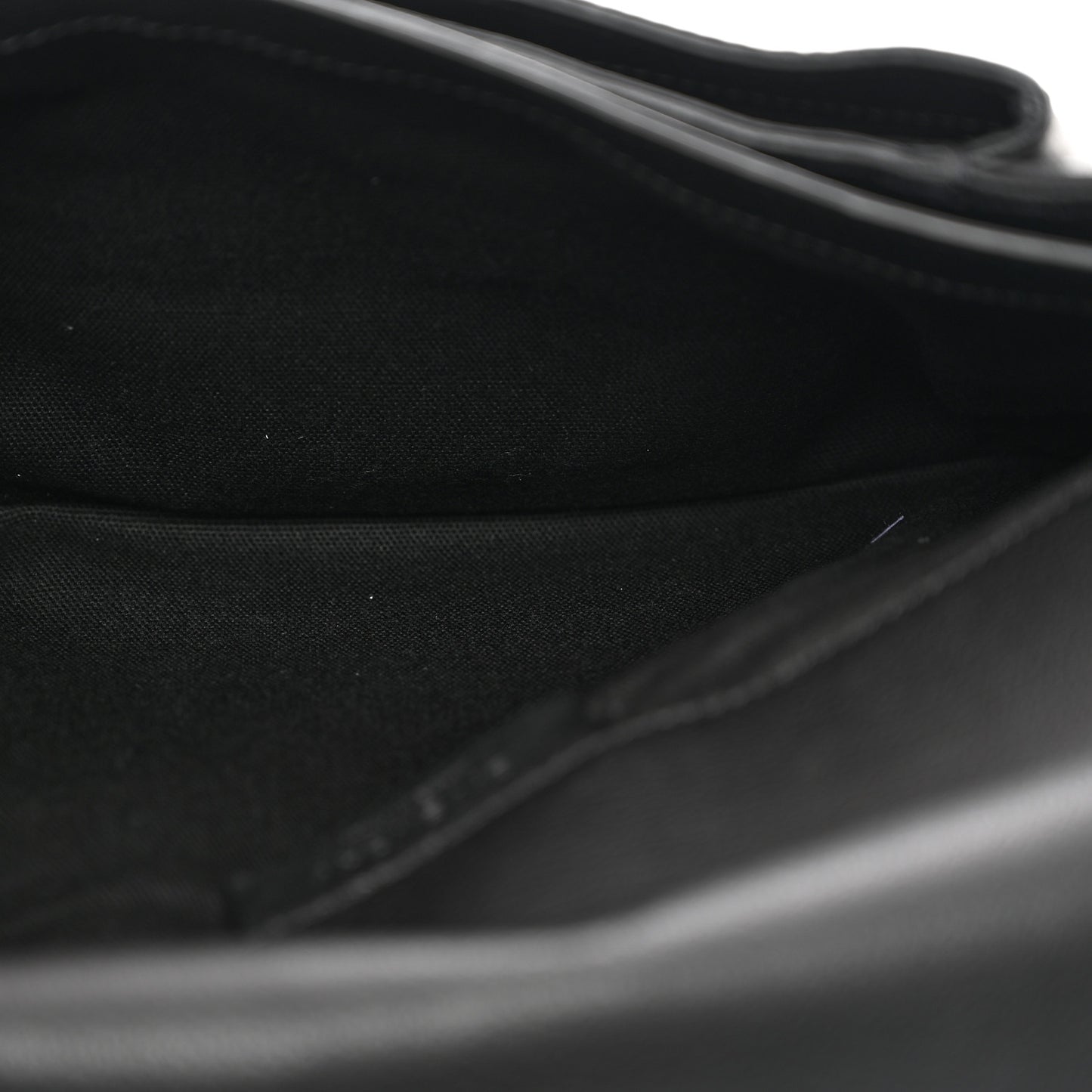 Sugar Goatskin Medium Antigona Envelope Clutch Black Black