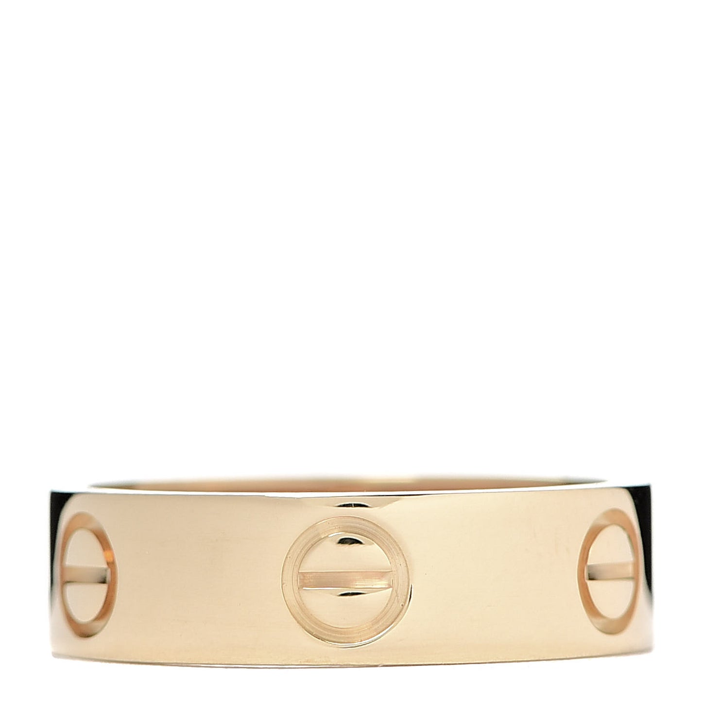 18K Yellow Gold 5.5mm LOVE Ring 53 6.5