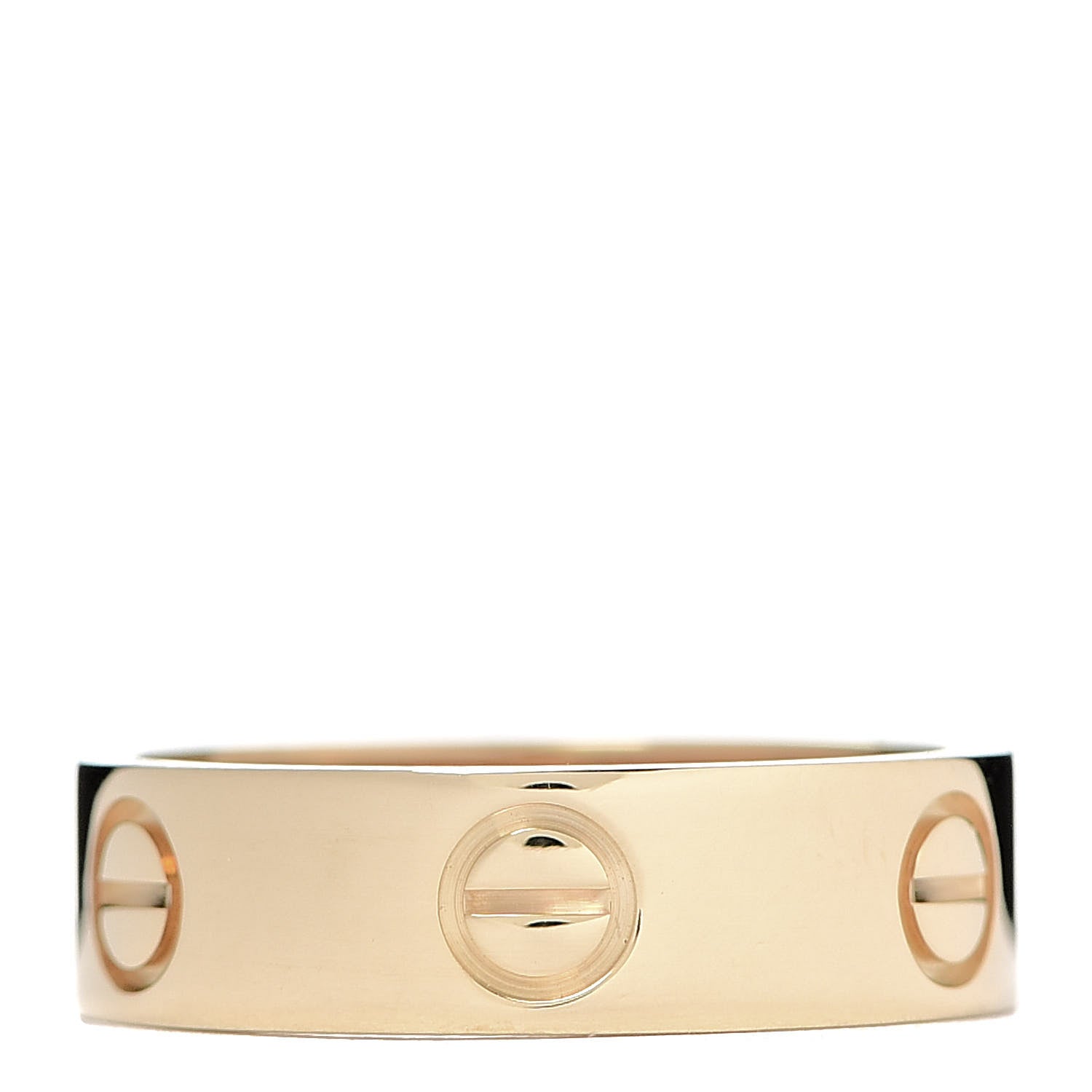 Cartier 18K Yellow Gold 5.5mm LOVE Ring 53 6.5 1 of 4