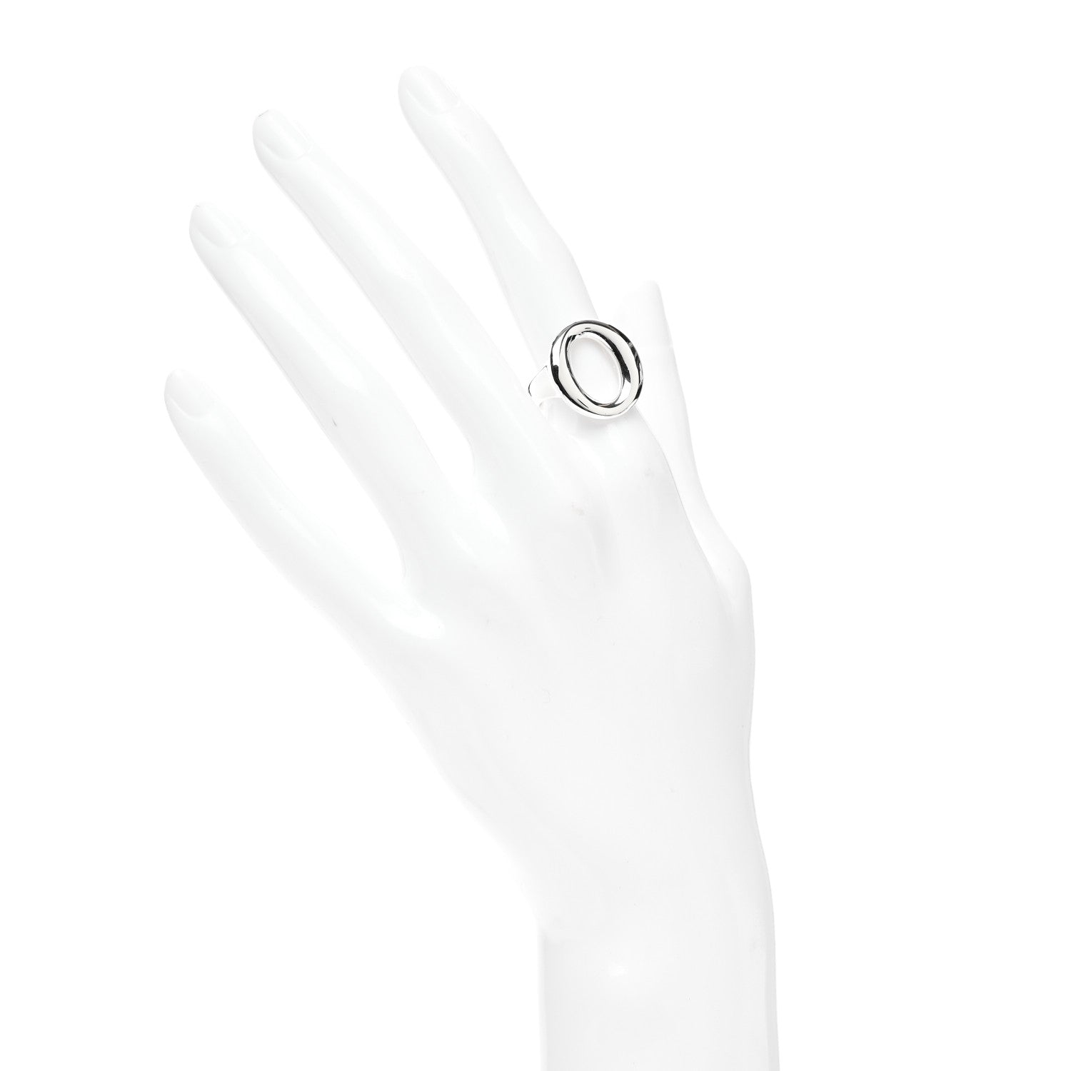 Tiffany Sterling Silver Elsa Peretti Sevillana Ring 50 5.25 2 of 5