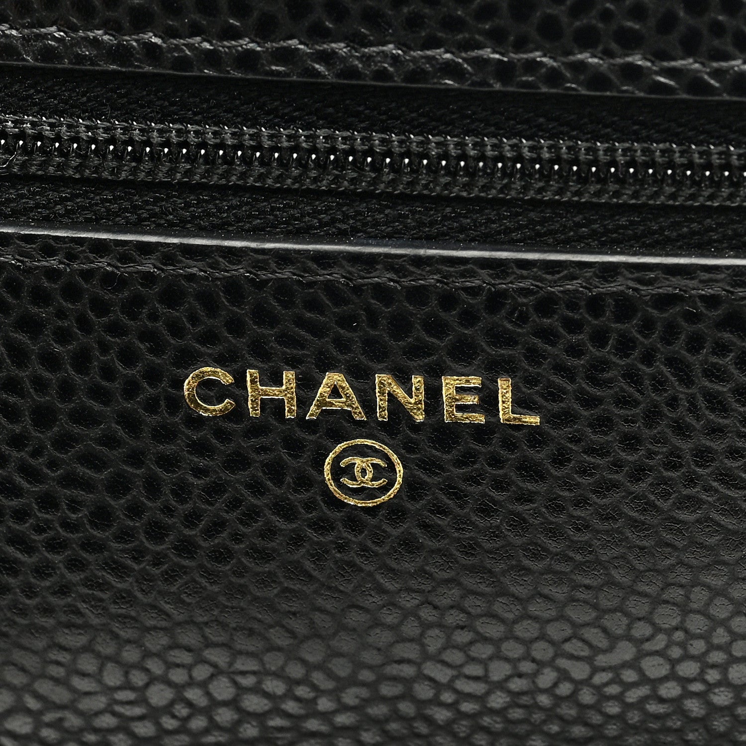 Chanel Caviar Quilted Wallet on Chain WOC Black 6 of 11