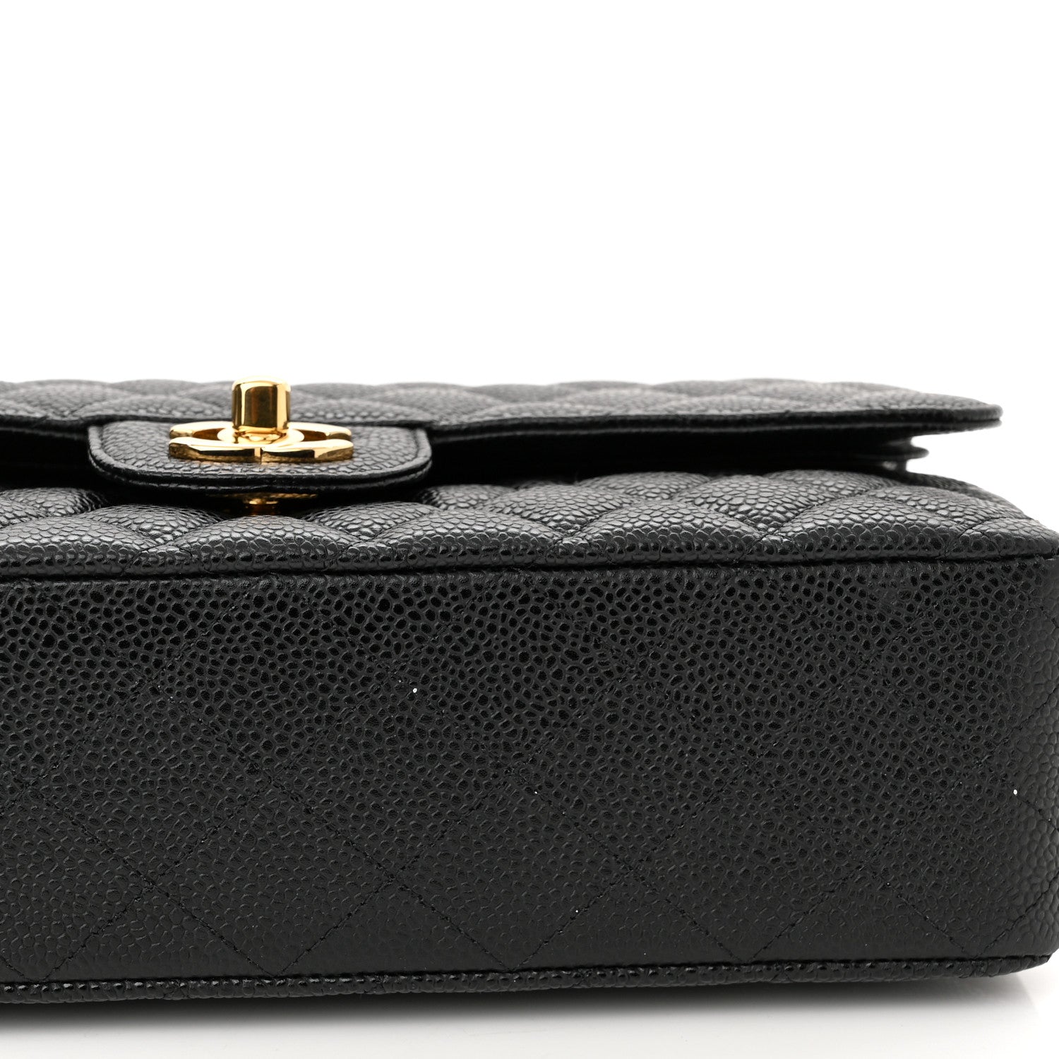 Chanel Caviar Quilted Medium Double Flap Black 11 of 14