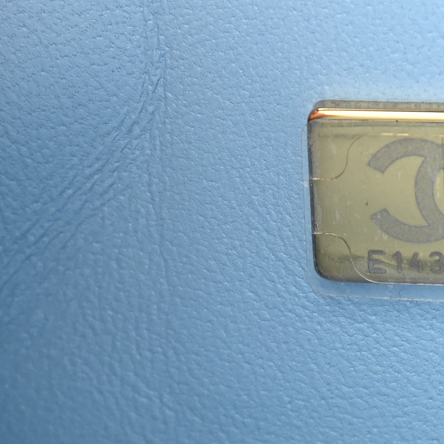 Chanel Lambskin Quilted Mini Square Flap Light Blue 6 of 9