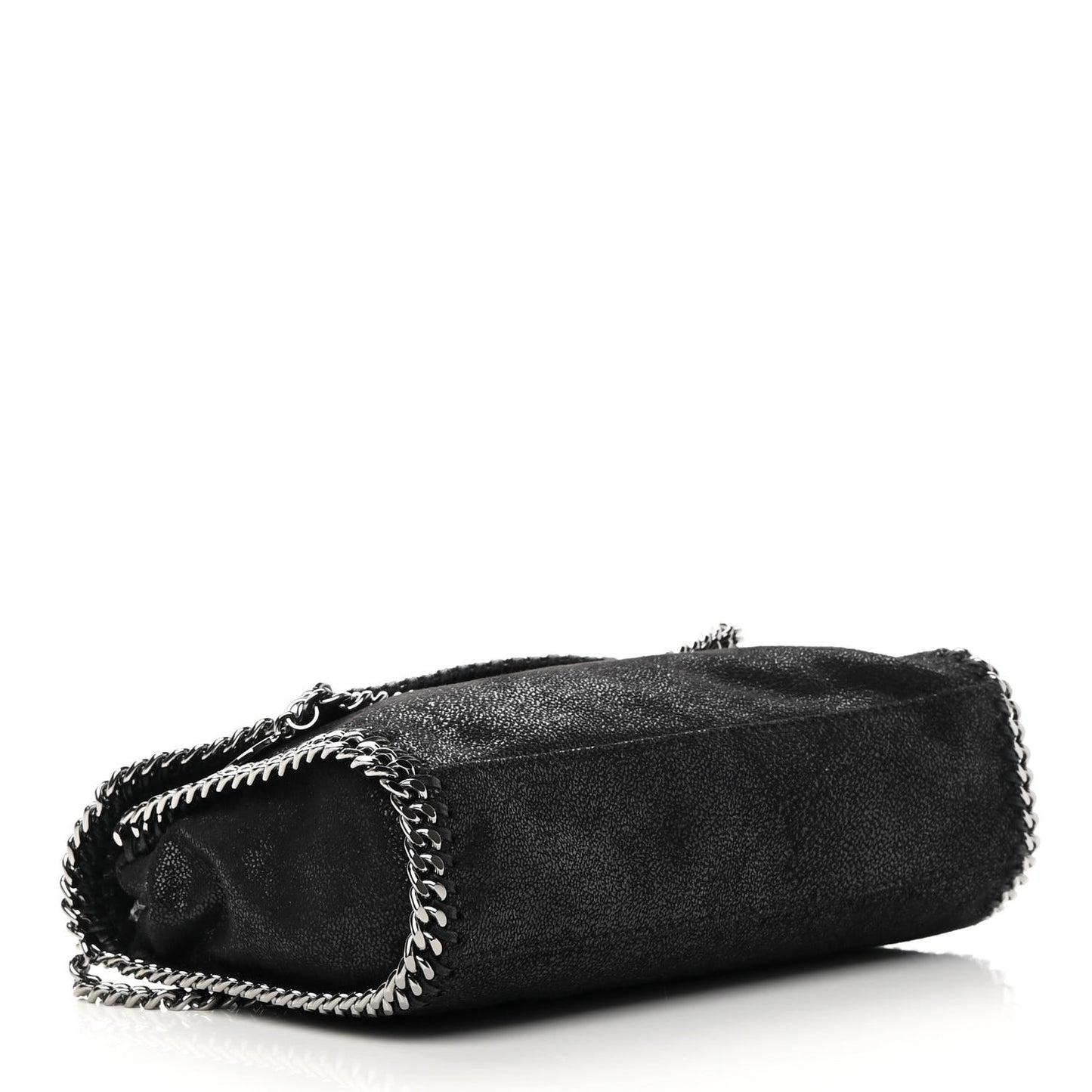 Shaggy Deer Mini Falabella Shoulder Bag Black