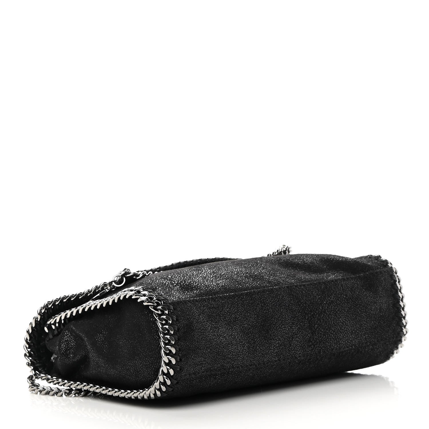 Stella McCartney Shaggy Deer Mini Falabella Shoulder Bag Black 3 of 9