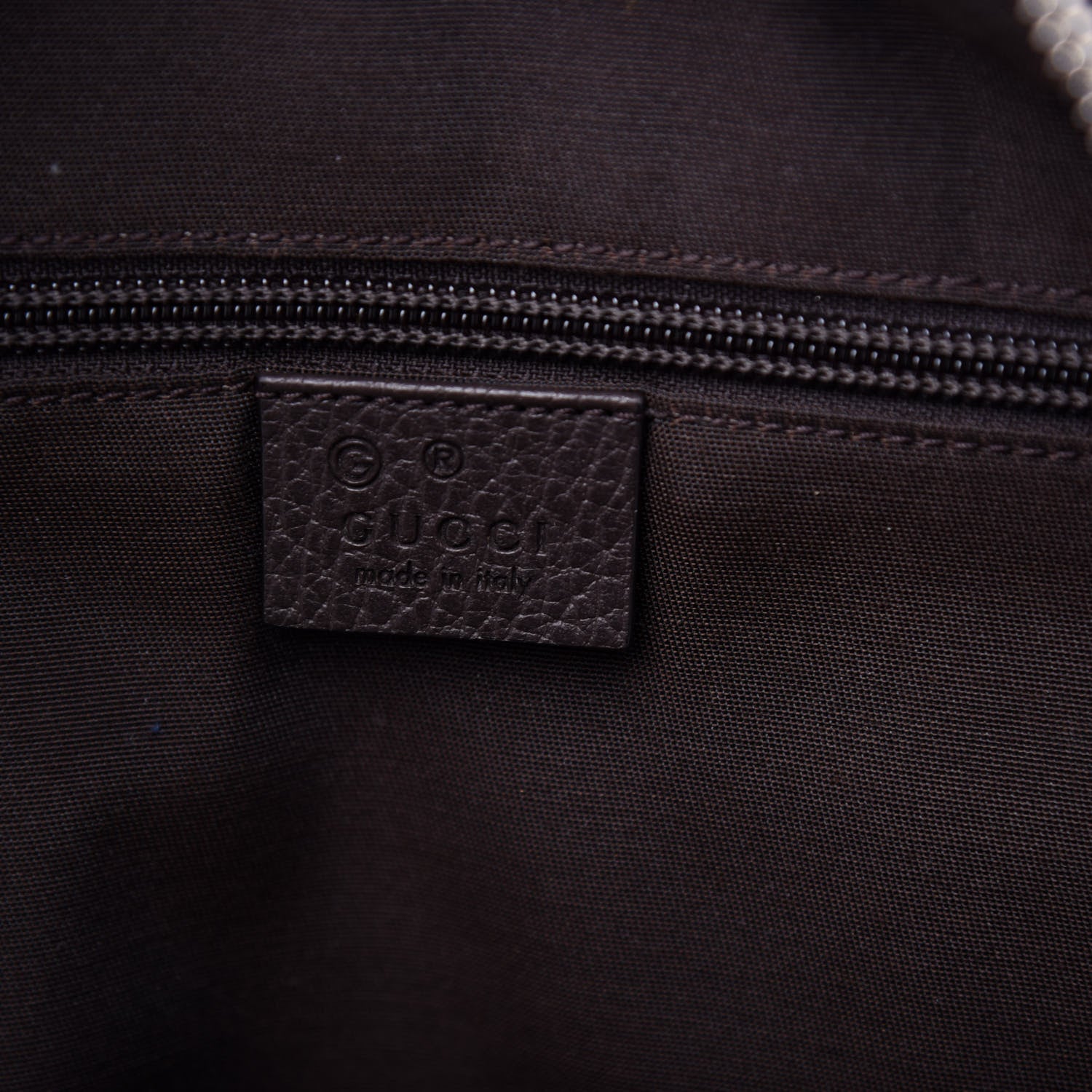 Gucci Monogram Travel Backpack Dark Brown 6 of 11