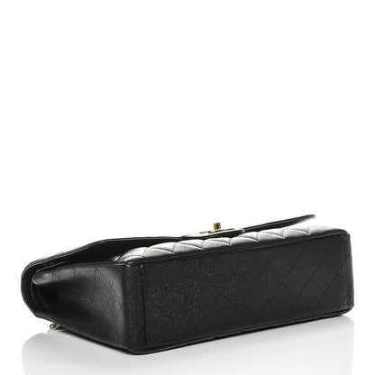 Chanel Caviar Quilted Maxi Double Flap Black 4 of 7