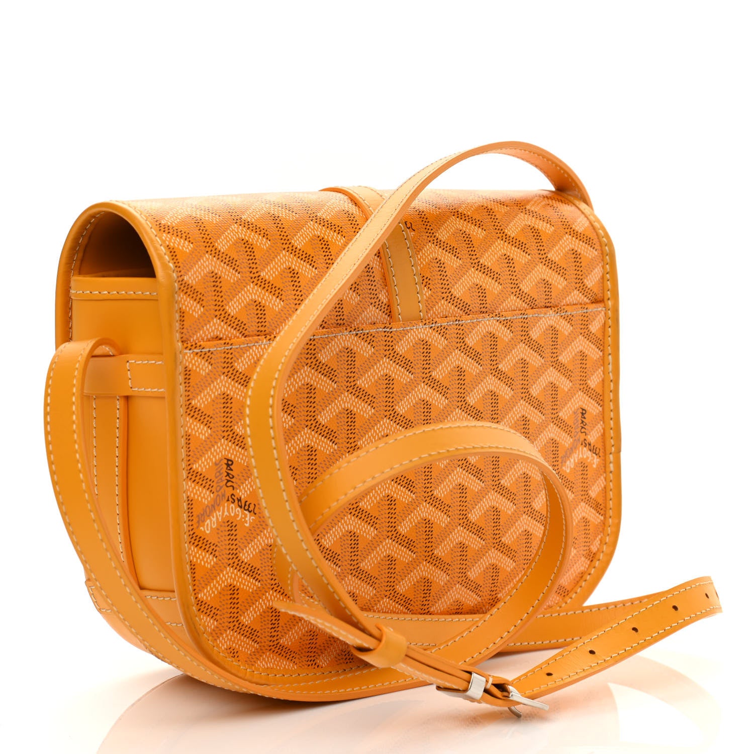 Goyard Goyardine Belvedere II PM Messenger Bag Yellow 3 of 10