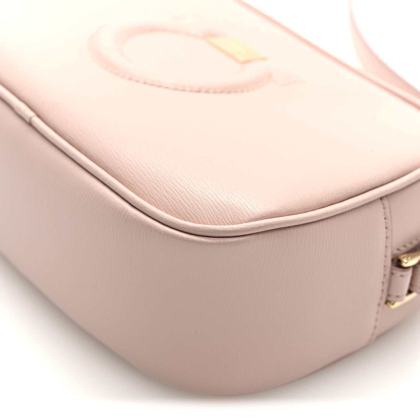 Calfskin City Goncho Crossbody Camera Bag BonBon