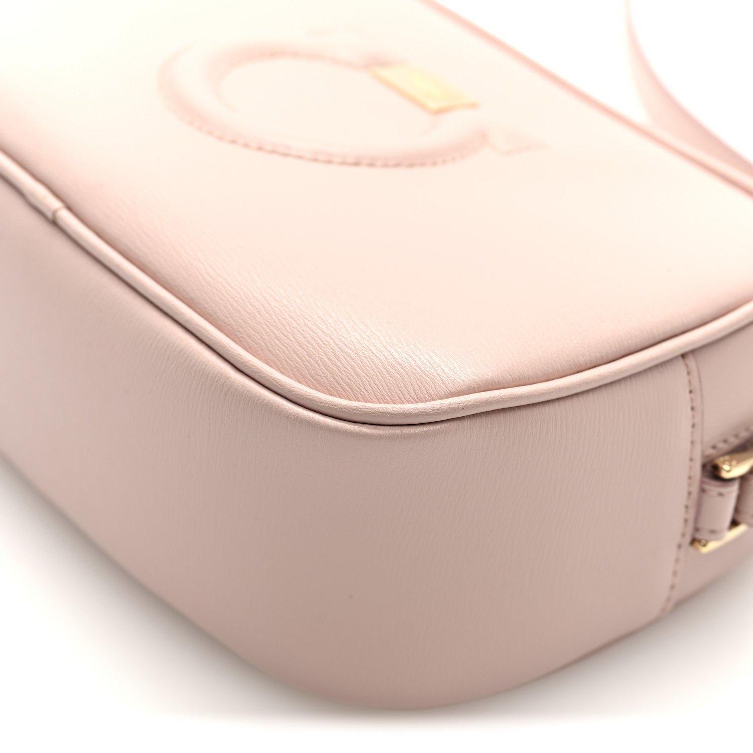 Salvatore Ferragamo Calfskin City Goncho Crossbody Camera Bag BonBon 8 of 9