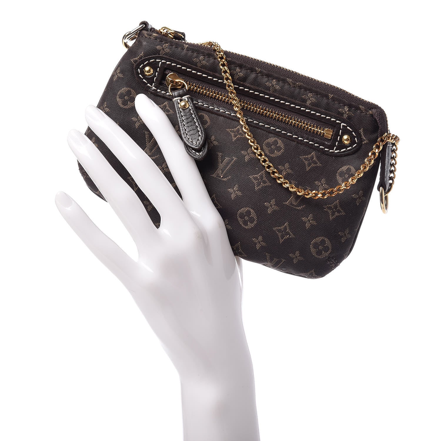 Louis Vuitton Monogram Idylle Mini Pochette Accessories Fusain 2 of 6