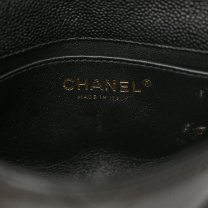 Chanel Caviar Quilted Mini Sweetheart Rectangular Flap Black 6 of 12