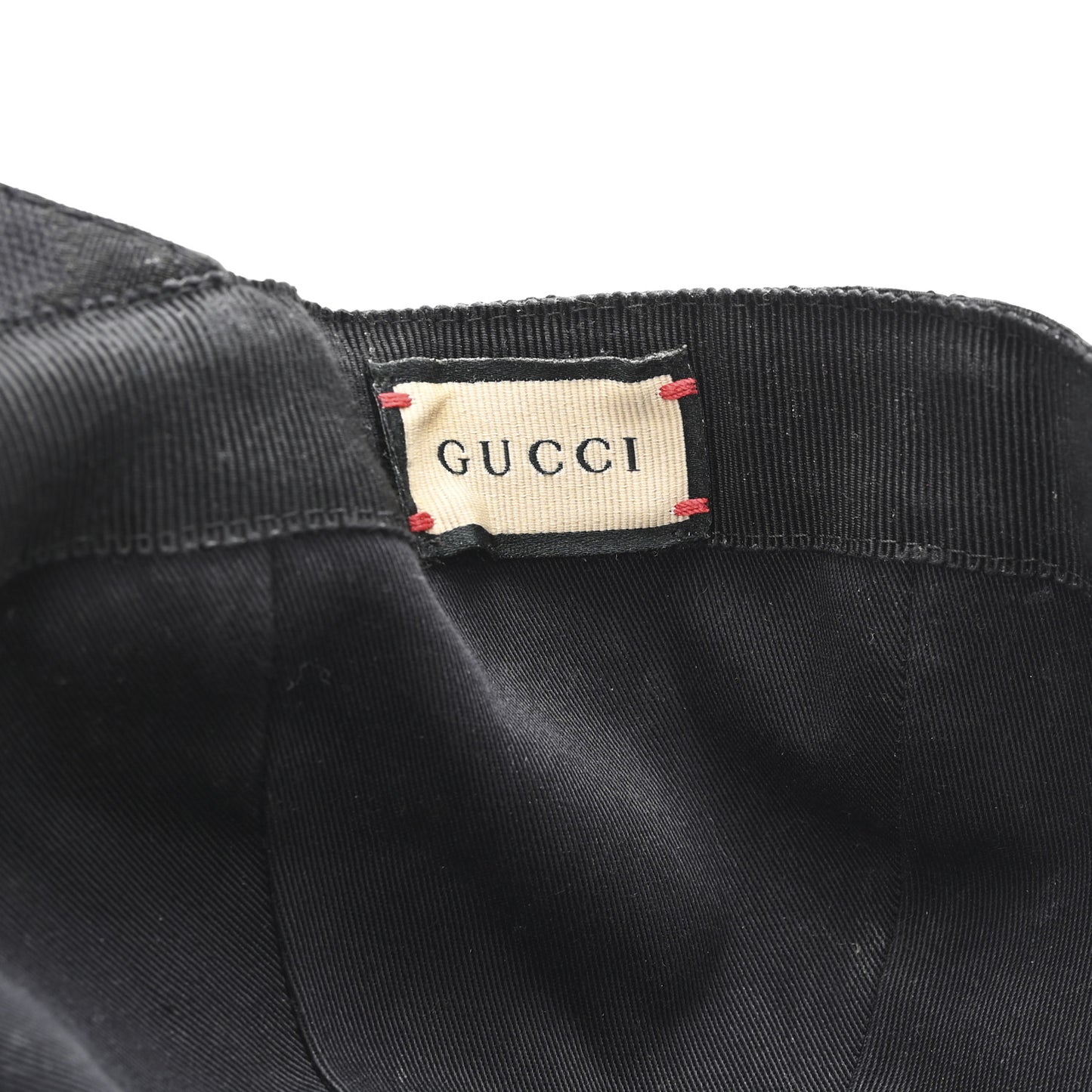 Monogram Web Baseball Hat L Black