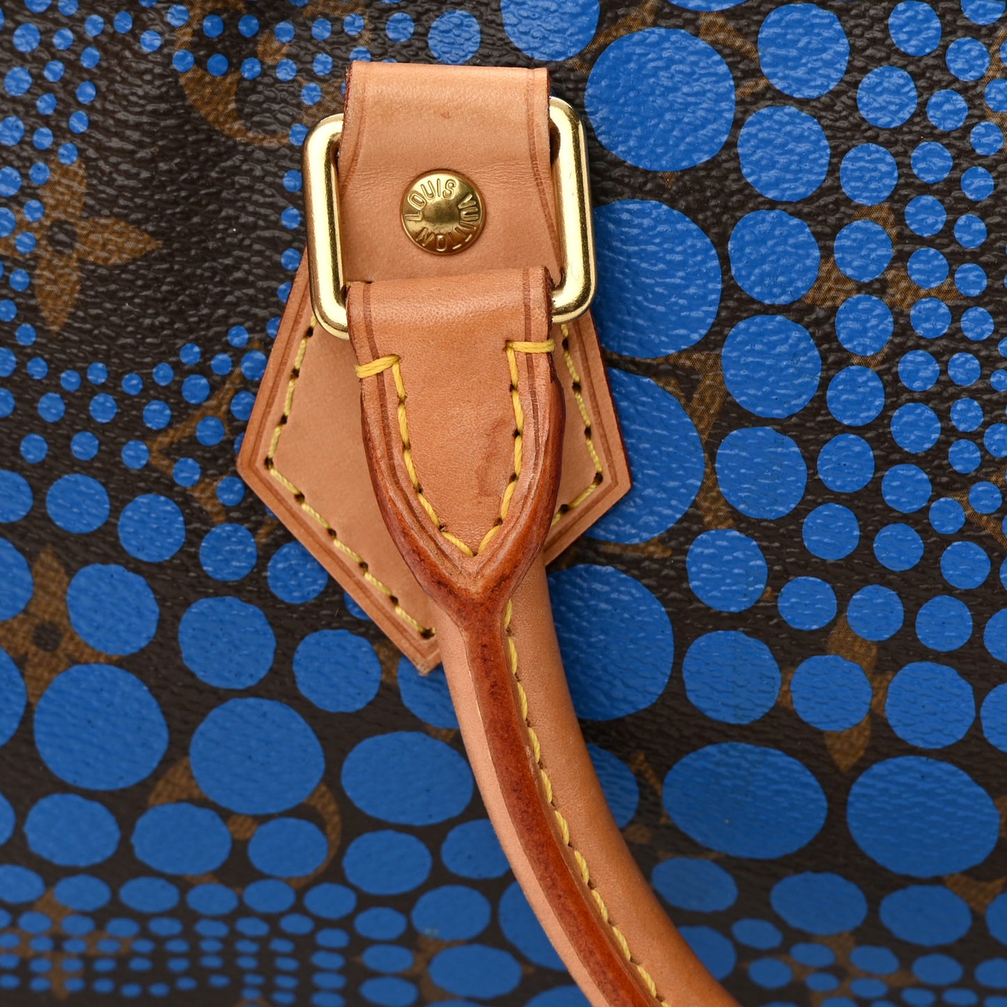 Monogram Kusama Town Speedy 30 Blue