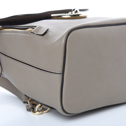 Chloe Suede Calfskin Small Faye Backpack Motty Grey 8 of 10