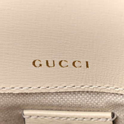 Gucci GG Supreme Monogram Web Mini Horsebit 1955 Shoulder Bag Beige Mystic White 7 of 11