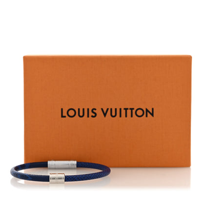 Louis Vuitton Taigarama Split Bracelet 21 Blue 5 of 5