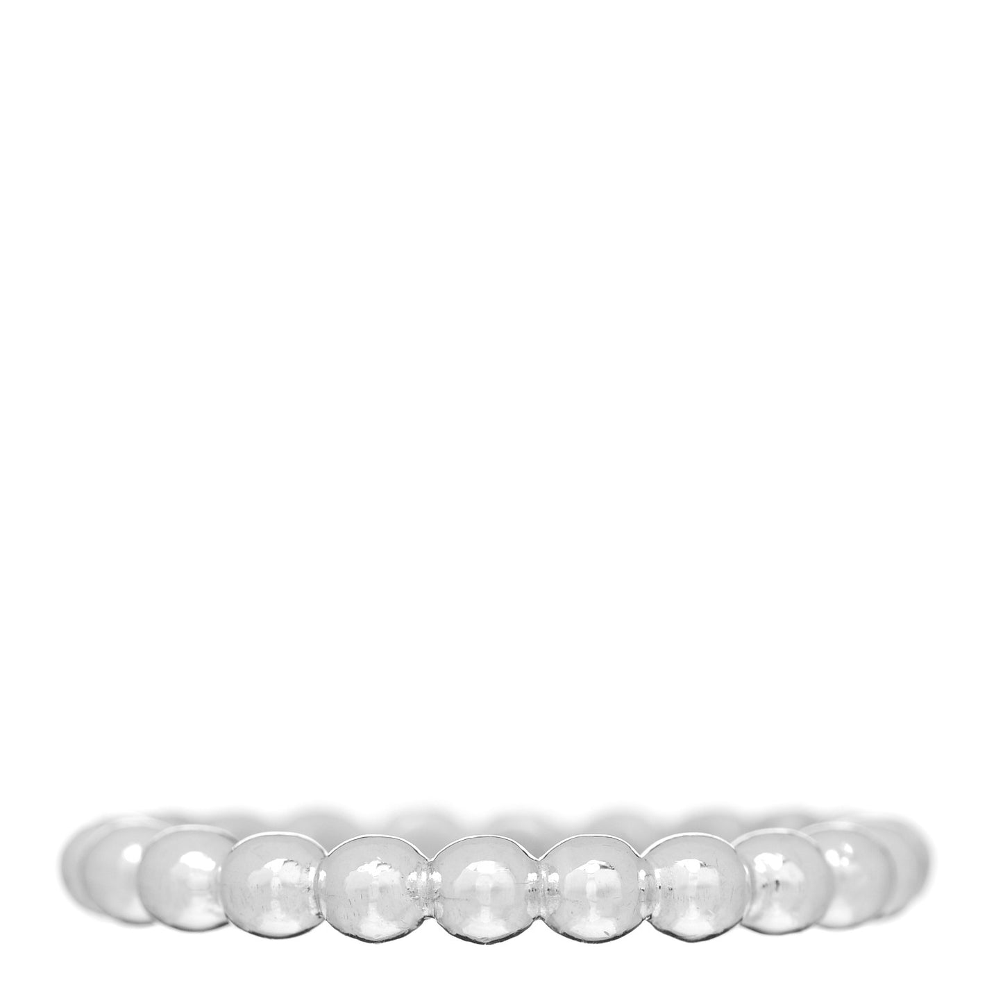 Sterling Silver HardWear Bead Ring 58 8.5