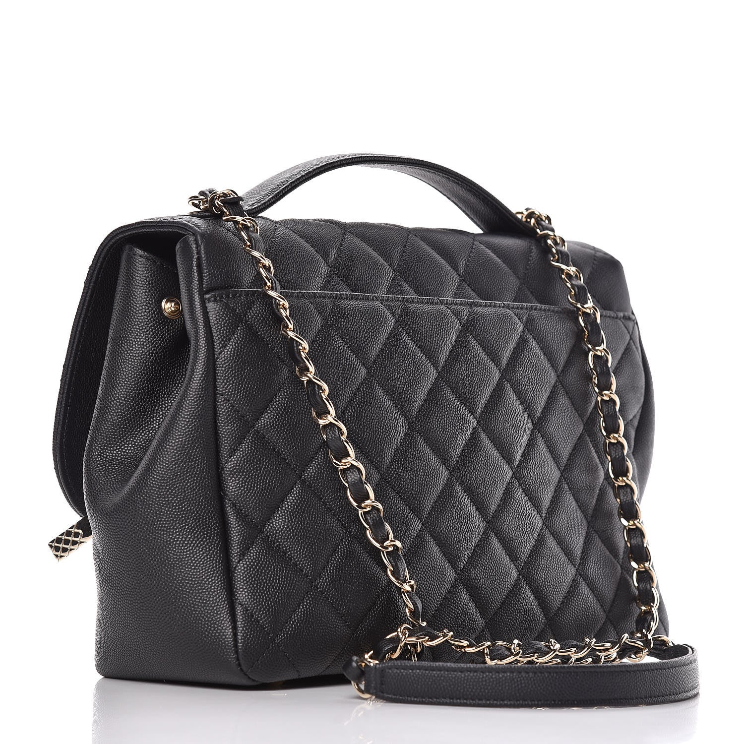 Chanel Caviar Quilted Large Business Affinity Flap Black 3 of 10