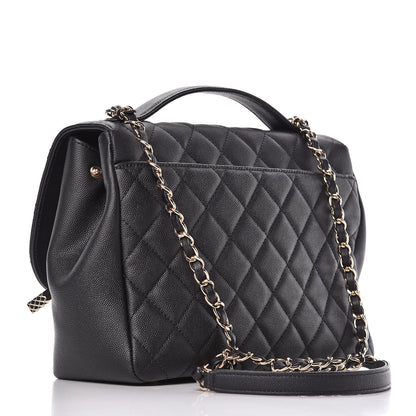 Chanel Caviar Quilted Large Business Affinity Flap Black 3 of 10
