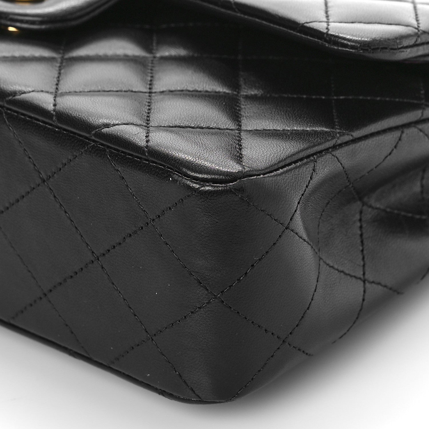 Chanel Lambskin Quilted Small Double Flap Black 9 of 9