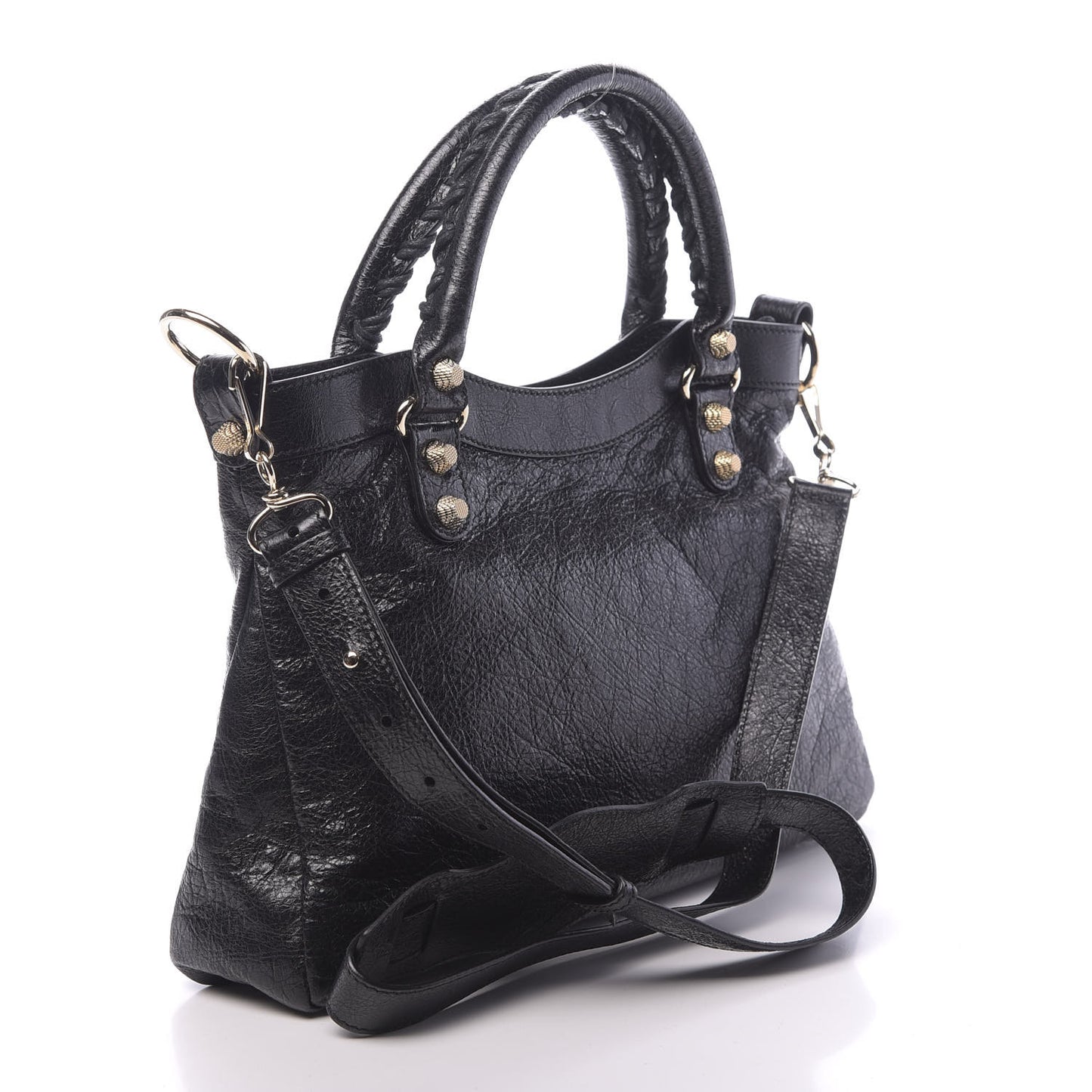 Agneau Giant 12 Gold Hardware Town Black