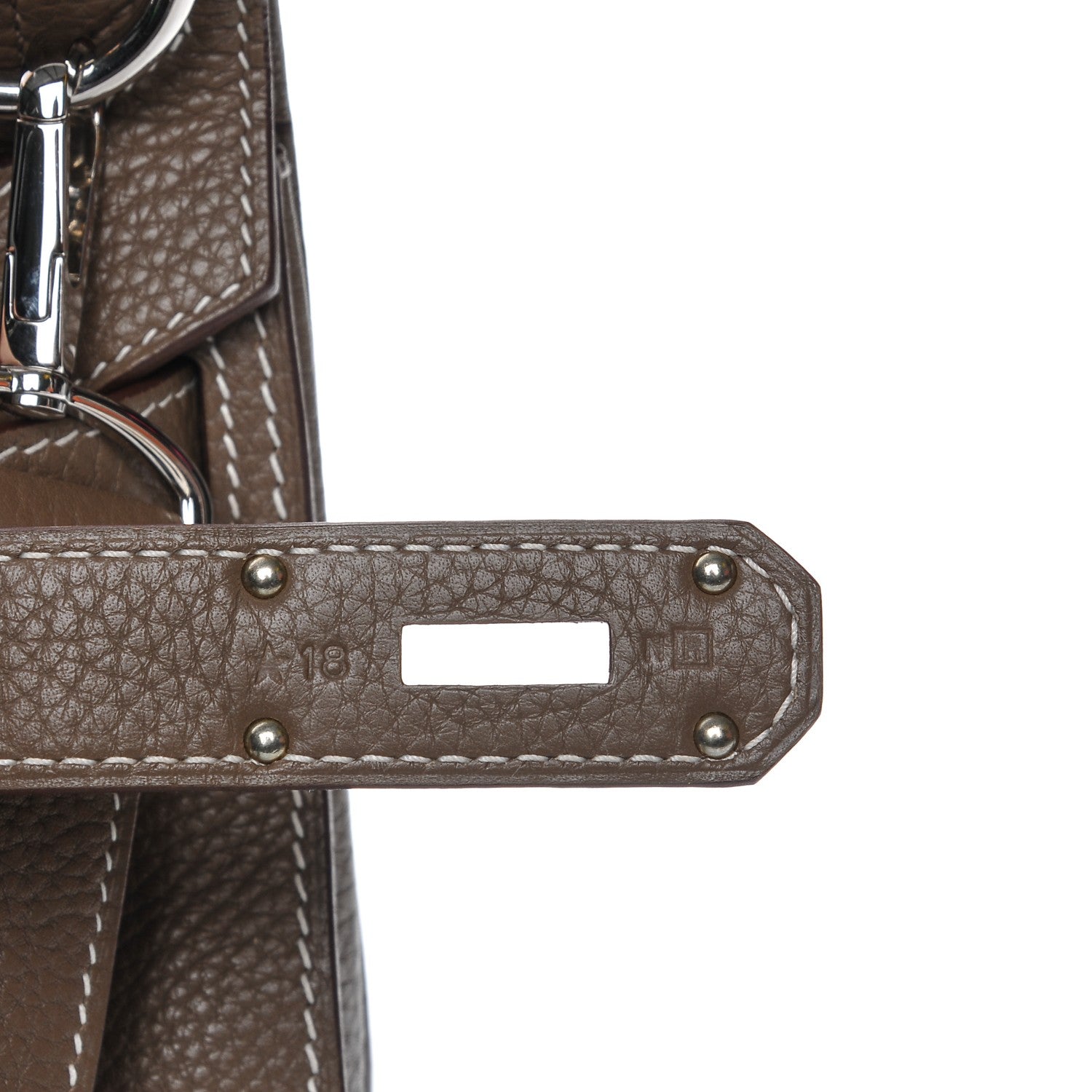Hermes Taurillon Clemence Jypsiere 31 Etoupe 8 of 9