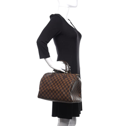 Louis Vuitton Damier Ebene Speedy 30 2 of 17