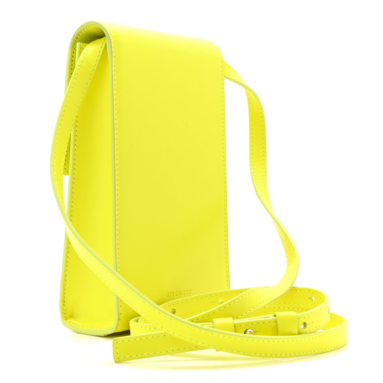 Givenchy Box Calfskin Mini 4G Vertical Bag Fluo Yellow 3 of 10