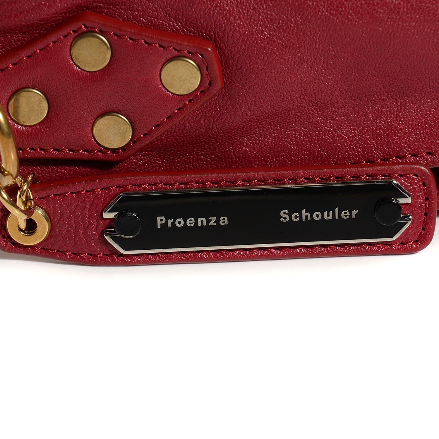 Proenza Schouler Lambskin Medium PS1 Satchel Chianti 12 of 13