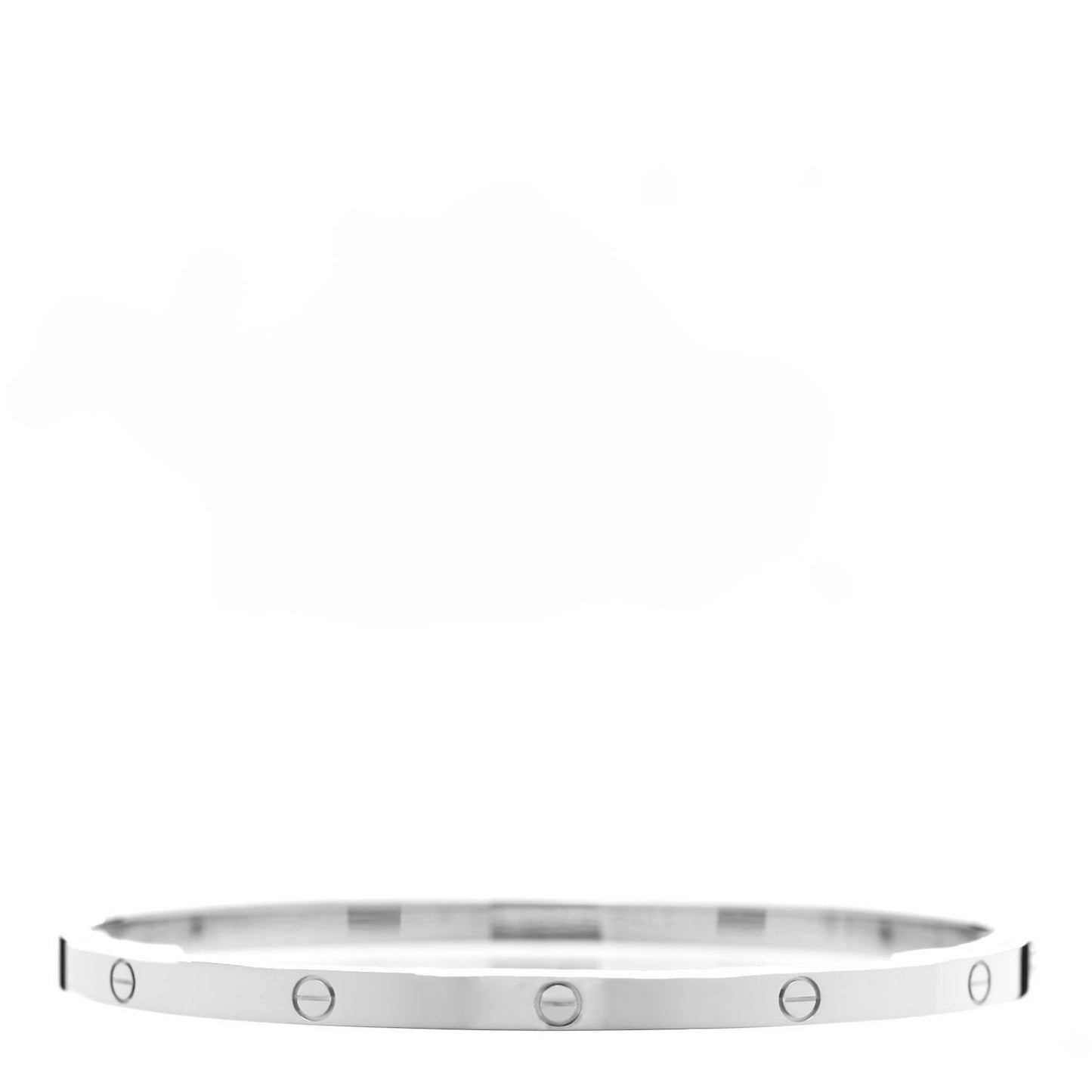 18K White Gold Small LOVE Bracelet 18