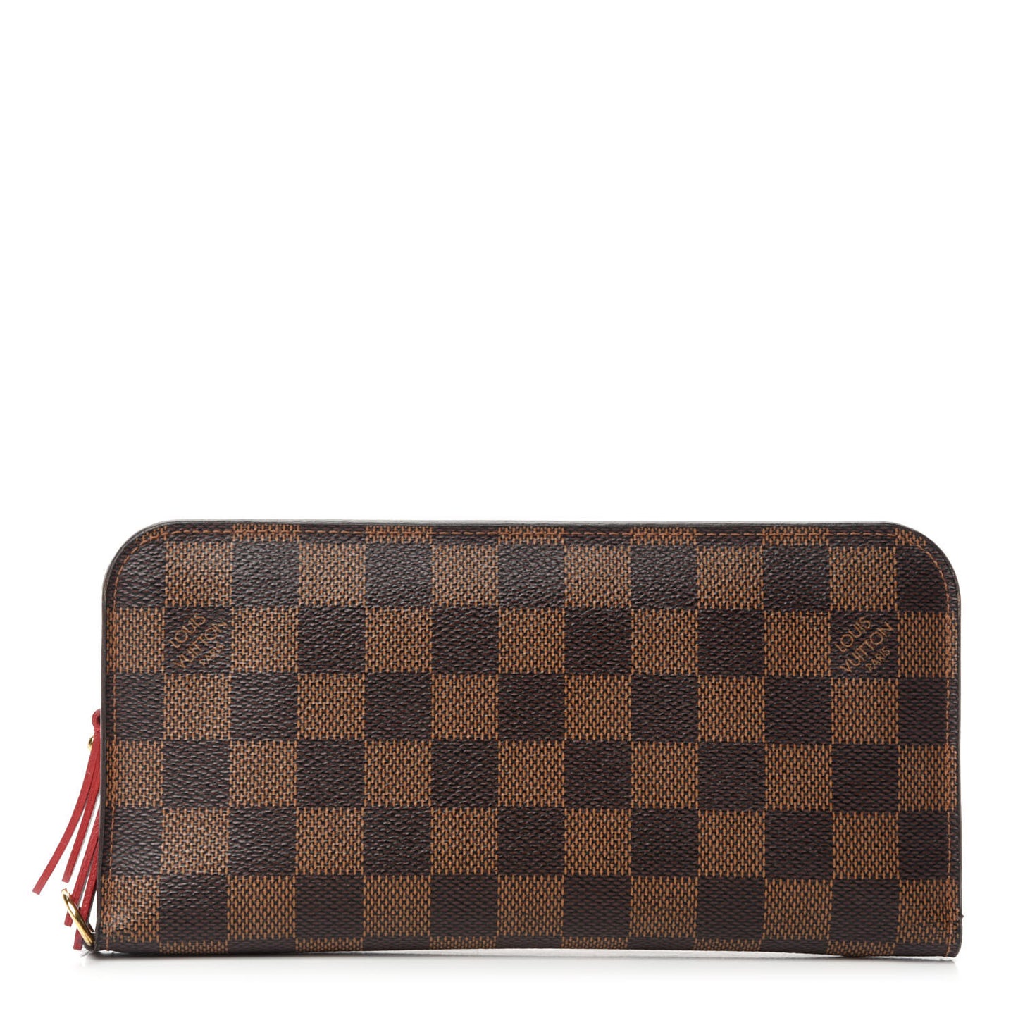 Damier Ebene Insolite Wallet Red